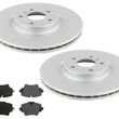 Front Disc Brake Rotors Ceramic Pads For BMW X1 2016-2021 REF 34116865713