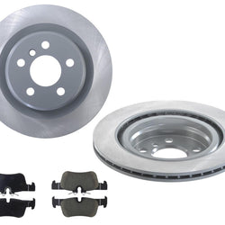 Coated REAR Disc Brake Rotors Ceramic Pads For BMW X1 2016-2021 REF 34216799369