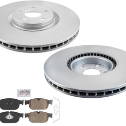 GEO Coated Front Disc Brake Rotors Disc Brake Pads For Volvo S60 V60 XC40 19-21