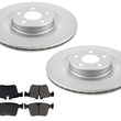 GEO Coated Rear Disc Brake Rotors Disc Brake Pads For Volvo S60 V60 XC90 19-21