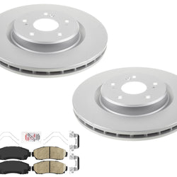 GEO Coated Front Disc Brake Rotors Disc Brake Pads For Acura RDX 2.0L 2019-2022