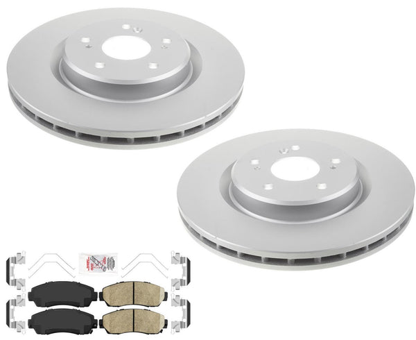 GEO Coated Front Disc Brake Rotors Disc Brake Pads For Acura RDX 2.0L 2019-2022