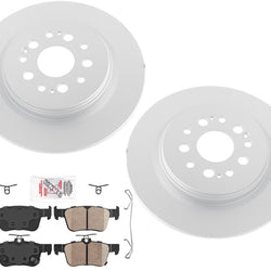 GEO Coated Rear Disc Brake Rotors Disc Brake Pads For Acura RDX 2.0L 2019-2022