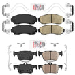 AmeriPro Premium Ceramic Disc Brake Pads Hadeware For Acura RDX 2.0L 2019-2022