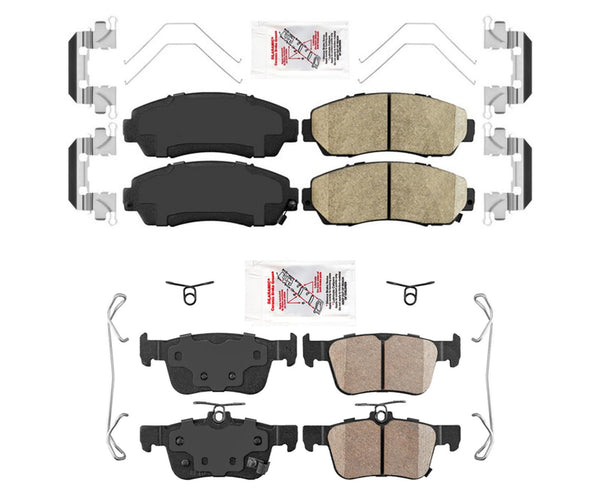 AmeriPro Premium Ceramic Disc Brake Pads Hadeware For Acura RDX 2.0L 2019-2022