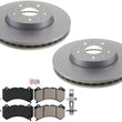 GEO Coated Front Disc Brake Rotors Disc Brake Pads For Camaro 3.6L LS LT 16-20