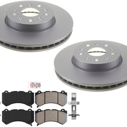 GEO Coated Front Disc Brake Rotors Disc Brake Pads For Camaro 3.6L LS LT 16-20