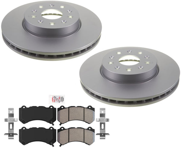 GEO Coated Front Disc Brake Rotors Disc Brake Pads For Camaro 3.6L LS LT 16-20