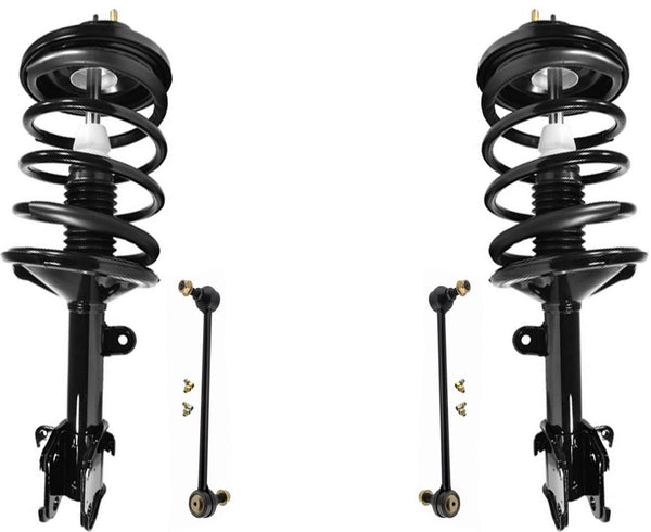 Front Complete Struts W/ Coil Springs & Links For Pilot 06-08 All Wheel Drive