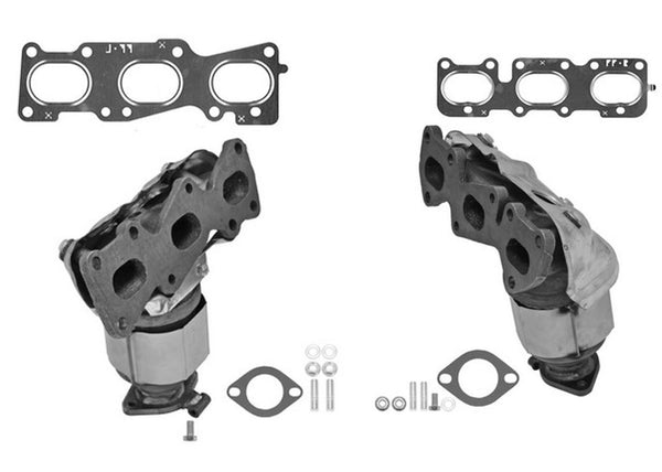 Front & Rear Manifold Catalytic Converters for Hyundai Azera 2012-2017 3.3L