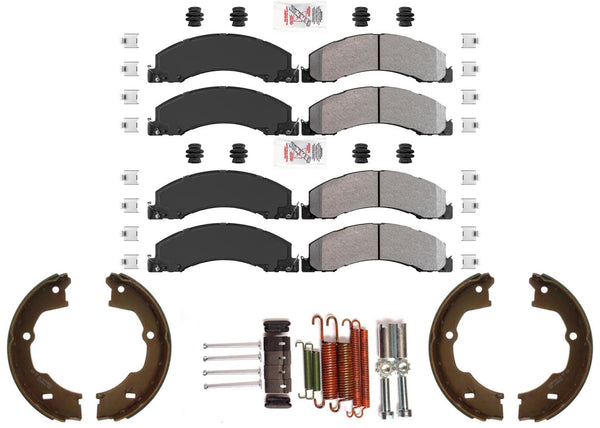 Fleet Duty Brake Pads Parking Shoes Hardware for Ram 4500 5500 2008-2021