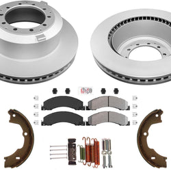 REAR  Disc Brake Rotors Fleet Duty Brake Pads for Ram 4500 5500 2008-2021