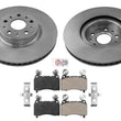 GEO Coated Front Disc Brake Rotors Disc Brake Pads for Camaro SS 2016-2020 6.2L