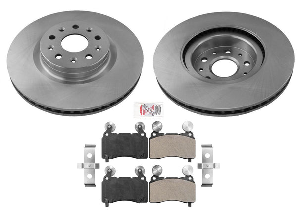 GEO Coated Front Disc Brake Rotors Disc Brake Pads for Camaro SS 2016-2020 6.2L