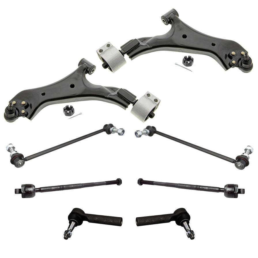 Brazos de control inferiores delanteros, barra estabilizadora, varillas de amarre para Chevrolet Equinox 2010-2017