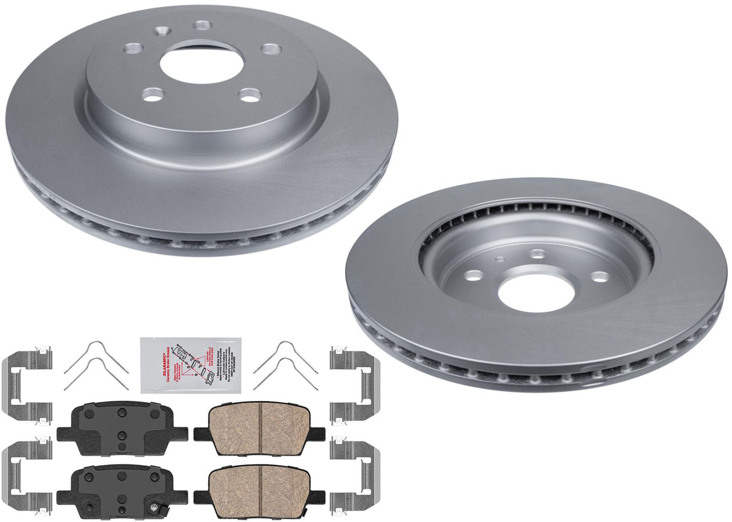 Premium Rear Disc Brake Rotors Disc Brake Pads for Camaro 16-20 2.0L LS LT
