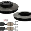 Premium Front Disc Brake Rotors Disc Brake Pads for Camaro 16-20 2.0L LS LT