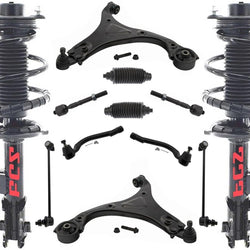 Front Struts Control Arms Links For Sonata 12-14 W/ Rear Facing Sway Bar Links