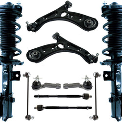 Front Struts Control Arms Tie Rods & Sway Bar Links For Hyundai Kona 2018-2023