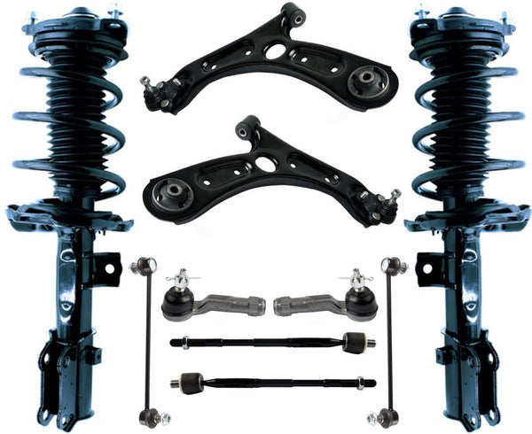 Front Struts Control Arms Tie Rods & Sway Bar Links For Hyundai Kona 2018-2023