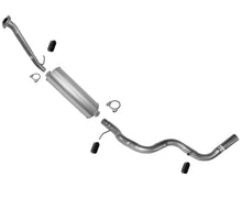 Silenciador de tubo, sistema de escape para Silverado 1500 2002-06, distancia entre ejes de 143,5"