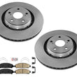 Frt GEO Coated Disc Brake Rotors Ceramic Brake Pads For Toyota Venza 2009-2016