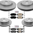 GEO Coated F R Disc Brake Rotors Ceramic Brake Pads For Lexus ES250 2021-2023