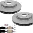 Front GEO Coated Disc Brake Rotors Ceramic Brake Pads For Lexus ES250 2021-2023