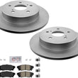 Rear GEO Coated Disc Brake Rotors Ceramic Brake Pads For Lexus UX250h 2019-2023