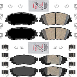 Ameri Premium Front & Rear Ceramic Disc Brake Pads for Lexus ES350 2019-2023