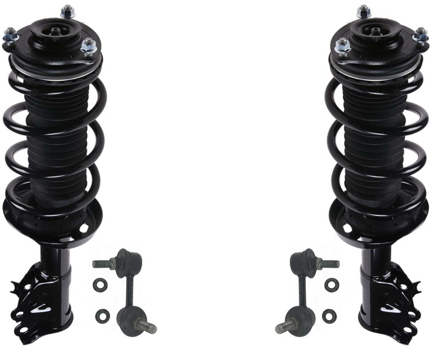 Front Coil Spring Struts & Sway Bar Links For Civic SI 2.0L Coupe 2006 2007 2011