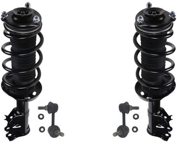 Front Complete Struts & Sway Bar Links For Civic SI 2.0L Coupe 2006-2011