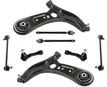 Front Lower Control Arms W/ Ball Joints Tie Rods & Links For Kia Rio 2018-2023