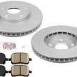 Front Coated Disc Brake Rotors & Brake Pads for Toyota Camry 99-01 3.0L V6
