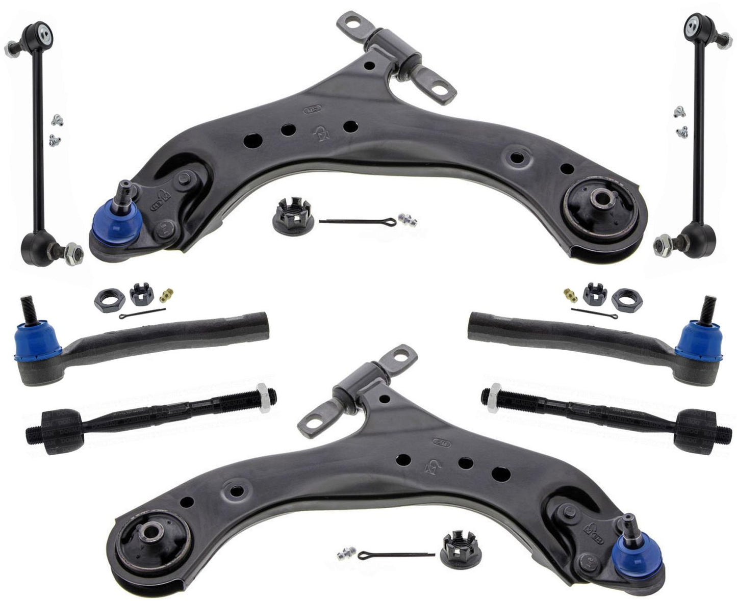 Front Lower Control Arms Ball Joints Tie Rods & Links For Toyota Camry 2018-2023