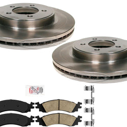 Frt Disc Brake Rotors Brake Pads Hardware For Ford Explorer & Mountaineer 06-10
