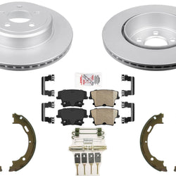 GEO Coated Disc Brake Rotors and Brake Pads for Dodge Charger 06-2022 3.6L 5.7L