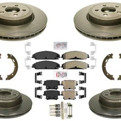 Performance Disc Brake Rotors and Brake Pads for Dodge Charger 06-22 3.6L 5.7L