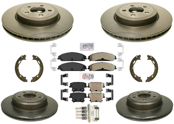 Performance Disc Brake Rotors and Brake Pads for Dodge Charger 06-22 3.6L 5.7L