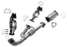 Tubo flexible de convertidores catalíticos delanteros y traseros para Honda Pilot 4Pc USA 05-08