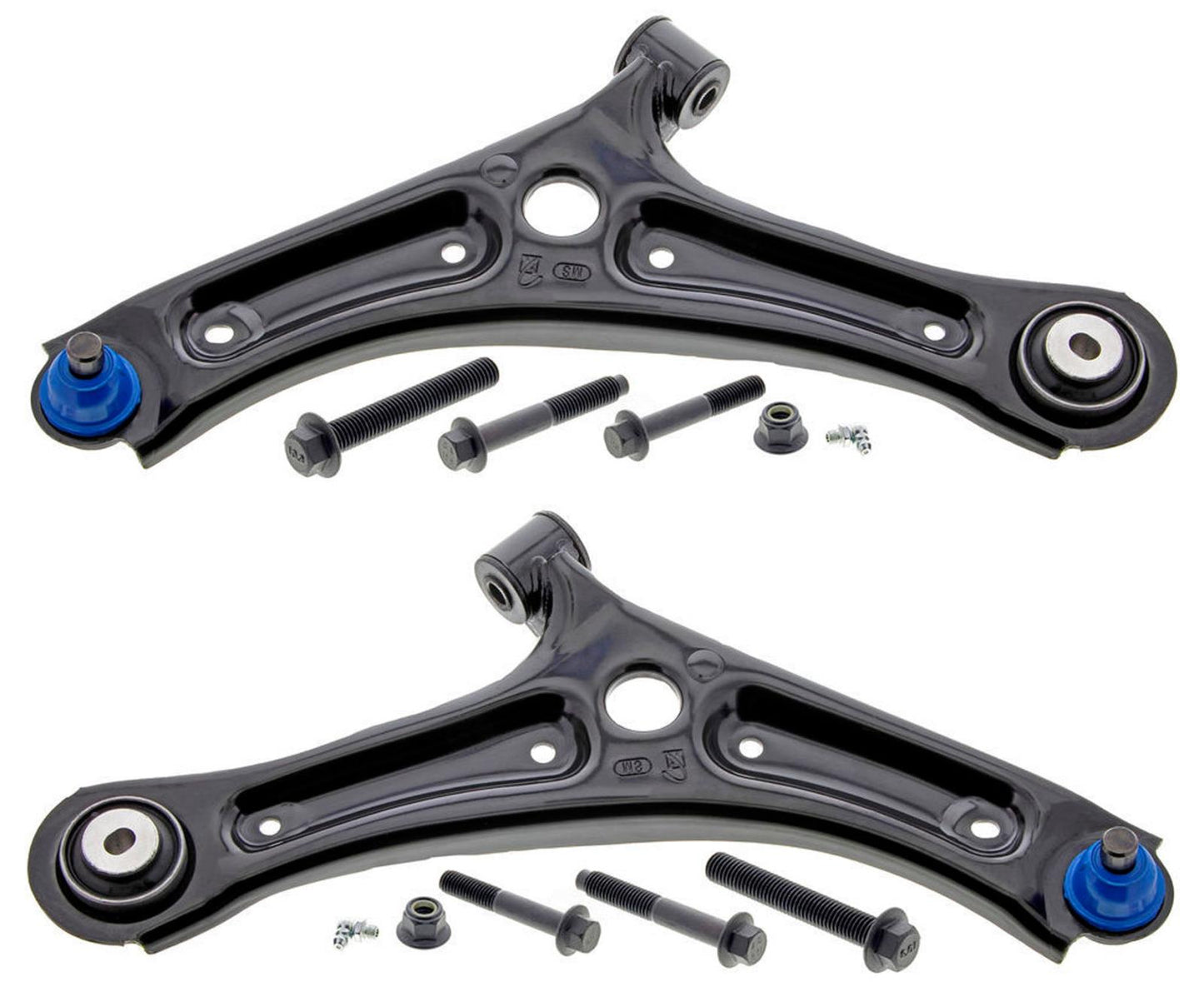 Front MEVOTECH Lower Control Arms W/ Ball Joints For Ford Ecosport 2018-2022