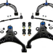 Front MEVOTECH Lower & Upper Control Arms Tie Rods & Links For NV1500 2012-2021