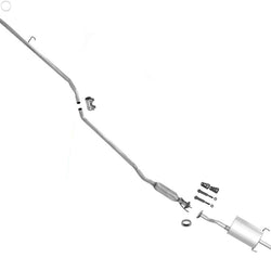 Muffler Exhaust System With Gaskets Clamps For Honda Civic EX 1.7L 2001-2005