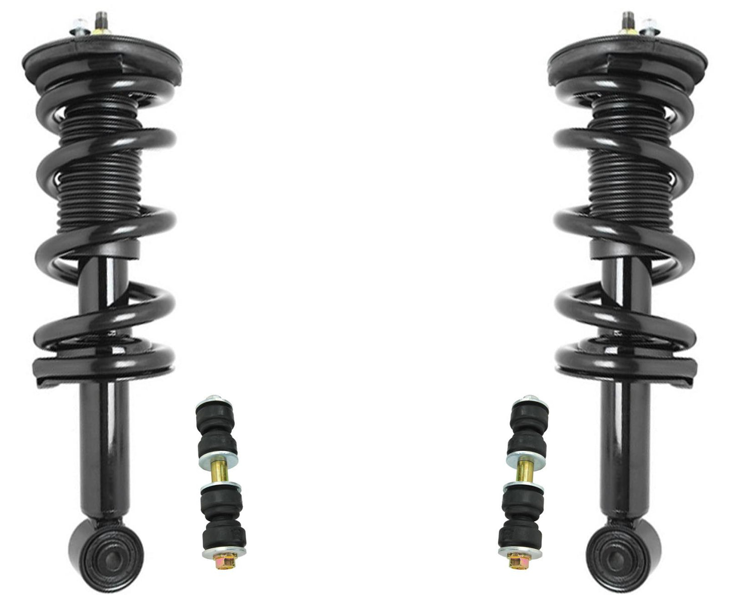 Front Complete Struts & Front Sway Bar Links For Nissan NV1500 2012 2020 2021