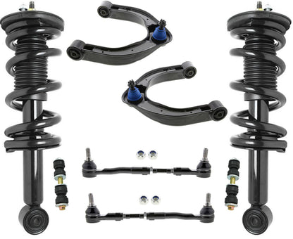 Barras de acoplamiento y enlaces de brazos de control superiores de puntales delanteros para Nissan NV1500 2012-2019
