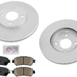 Front GEO Coated Disc Brake Rotors Brake Pads Hardware For Nissan Versa 20-22