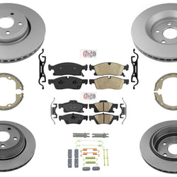 Larger 350MM Disc Brake Rotors and Brake Pads for Jeep GRAND CHEROKEE 11-16