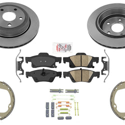 Larger 350MM Disc Brake Rotors and Brake Pads for Jeep GRAND CHEROKEE 2011-2021
