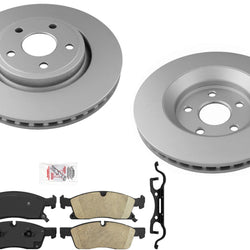Larger 350MM Disc Brake Rotors and Brake Pads for Jeep GRAND CHEROKEE 2011-2016