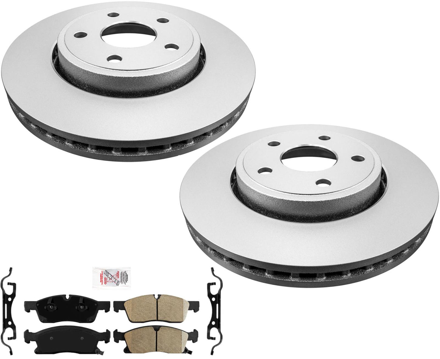 Para Jeep GRAND CHEROKEE 11-2015 Rotores de freno de disco y pastillas de freno estándar de 330 mm